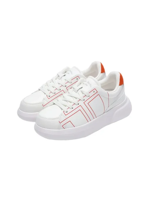 Sergio Tacchini View All<1966 Court Sneaker- White/ Adrenaline Rush