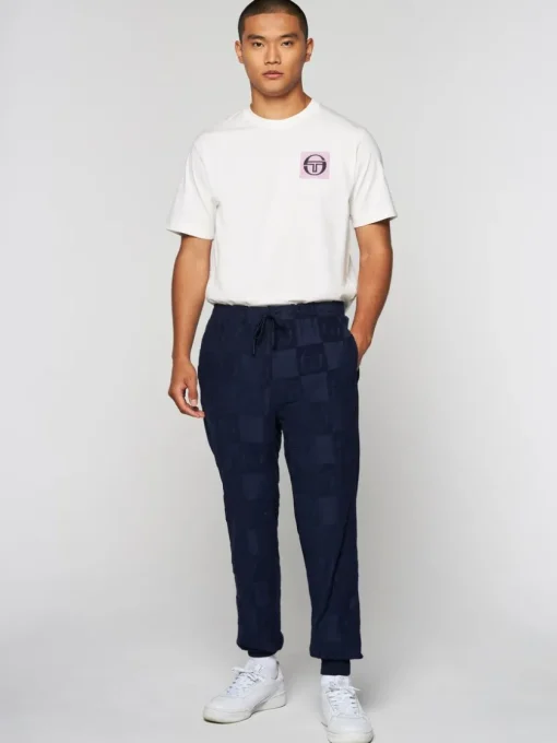 Sergio Tacchini Pants And Sweatpants<Anzio Track Pant- Maritime Blue