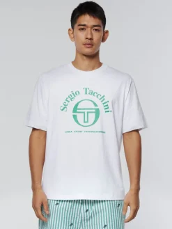 Sergio Tacchini T-Shirts<Arch Type T-Shirt-White