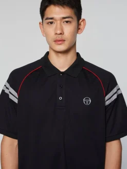 Sergio Tacchini Polos<Ascot Polo- Black