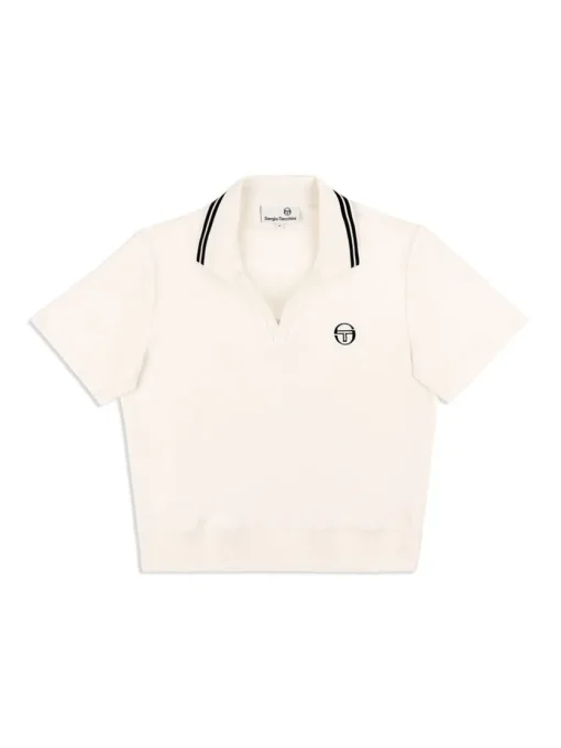 Sergio Tacchini View All<Atri Velour Polo- Gardenia