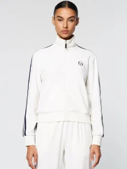 Sergio Tacchini Velour<Atri Velour Track Jacket- Gardenia