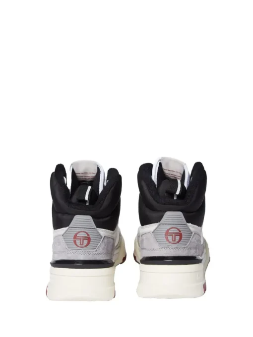 Sergio Tacchini Shoes<Bb Court Hi Sneaker- White/ Tofu/ Quiet Grey