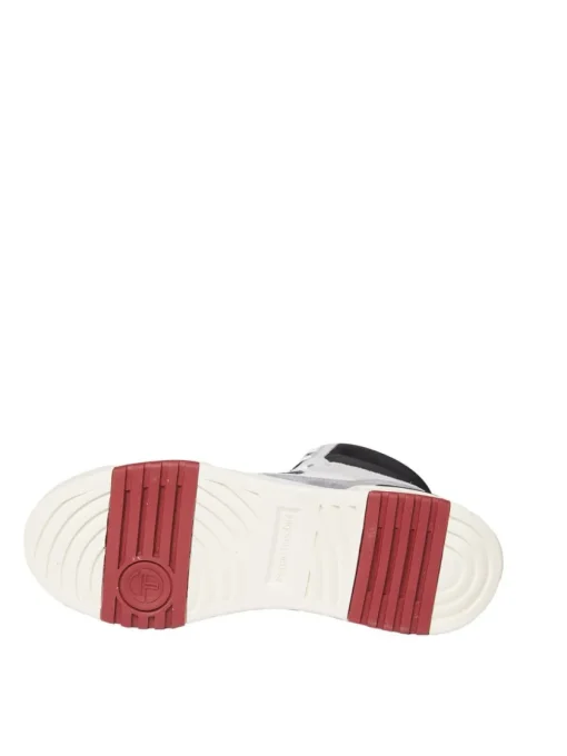 Sergio Tacchini Shoes<Bb Court Hi Sneaker- White/ Tofu/ Quiet Grey