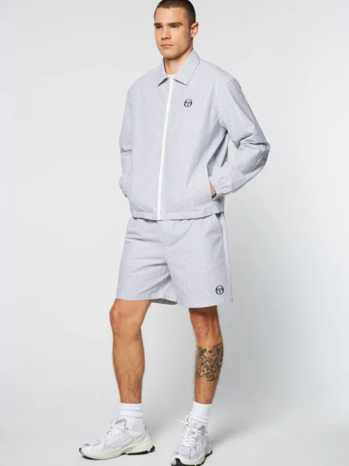Sergio Tacchini Matching Separates<Benvolio Oxford Jacket- Maritime Blue