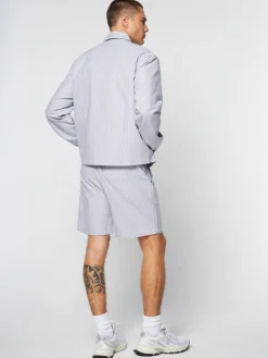 Sergio Tacchini Matching Separates<Benvolio Oxford Jacket- Maritime Blue