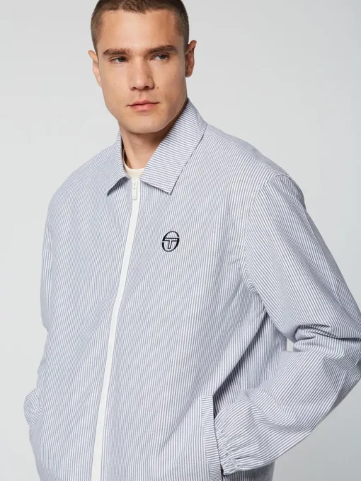 Sergio Tacchini Matching Separates<Benvolio Oxford Jacket- Maritime Blue