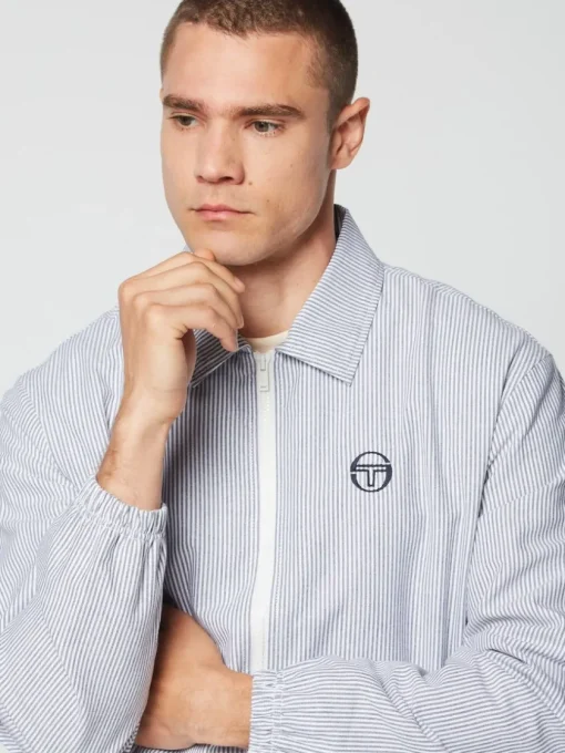 Sergio Tacchini Matching Separates<Benvolio Oxford Jacket- Maritime Blue
