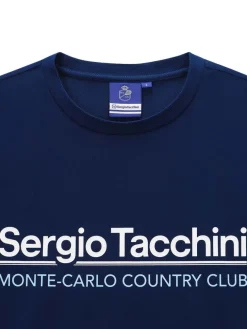 Sergio Tacchini For The Court<Bimane Mch T-Shirt- Navy