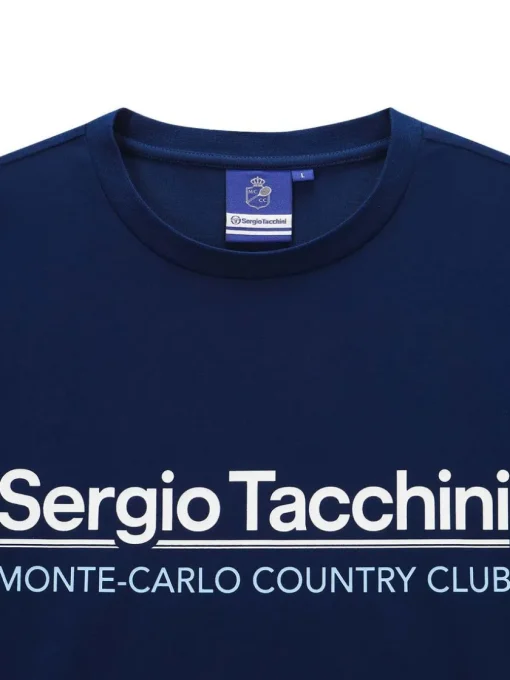 Sergio Tacchini For The Court<Bimane Mch T-Shirt- Navy