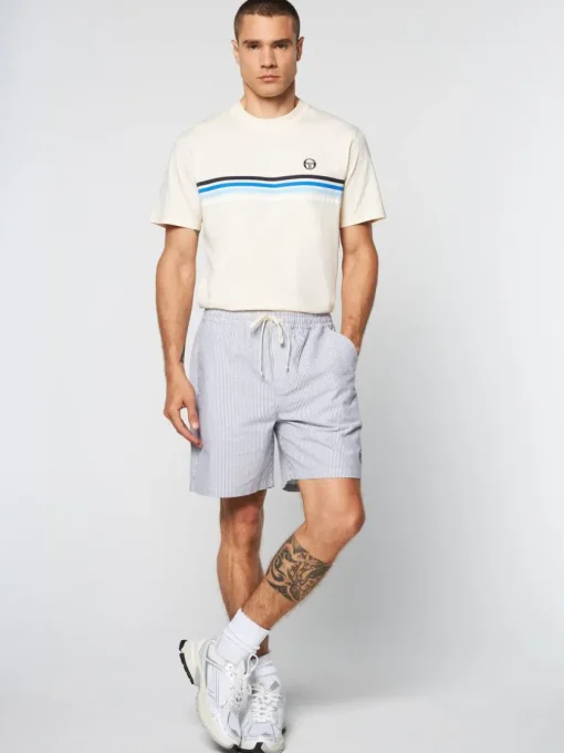 Sergio Tacchini Shorts And Swim<Cosimo Oxford Shorts- Maritime Blue