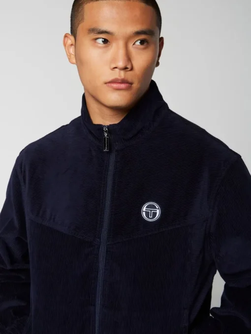 Sergio Tacchini Jackets<Coste Zip-Up Jacket- Maritime Blue