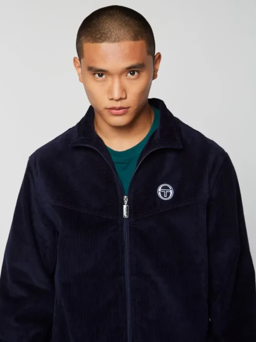 Sergio Tacchini Jackets<Coste Zip-Up Jacket- Maritime Blue