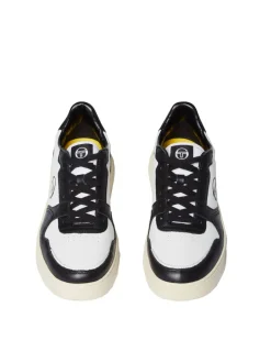 Sergio Tacchini Shoes<Court Classic Mp Sneaker- Antique White/ Seedpearl/ Raven