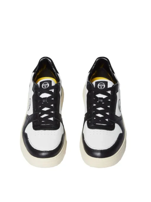Sergio Tacchini Shoes<Court Classic Mp Sneaker- Antique White/ Seedpearl/ Raven