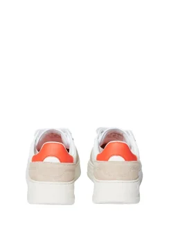 Sergio Tacchini Shoes<Court Classic Mp Sneaker- White/ Tofu/ Ponciana Red