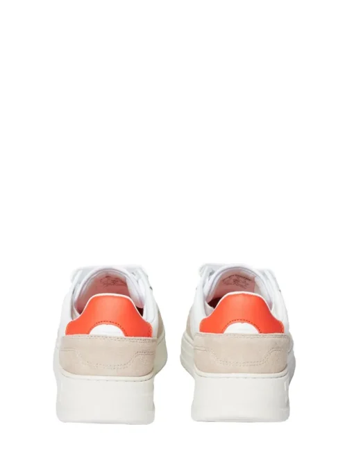 Sergio Tacchini Shoes<Court Classic Mp Sneaker- White/ Tofu/ Ponciana Red