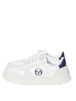 Sergio Tacchini Shoes<Court Classic Mp Sneaker- White/ Antique White/ Maritime Blue