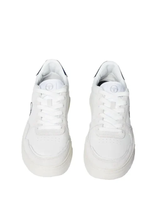 Sergio Tacchini Shoes<Court Classic Mp Sneaker- White/ Antique White/ Maritime Blue