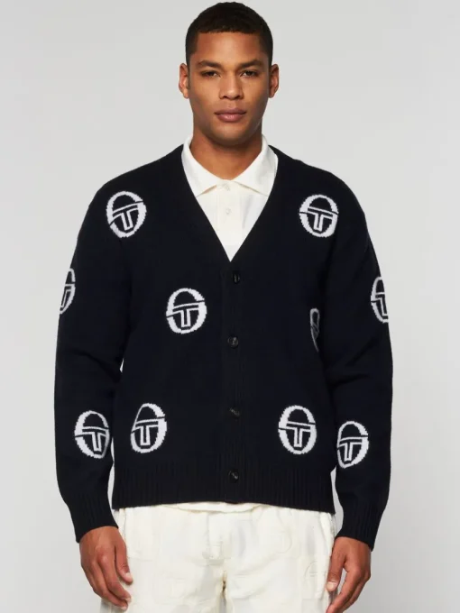 Sergio Tacchini Knitwear<Cucire Cardigan- Maritime Blue