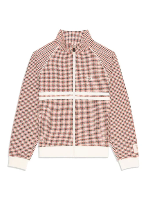 Sergio Tacchini Tracksuits<Dallas Houndstooth Track Jacket- Poinciana