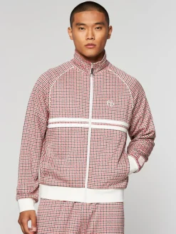 Sergio Tacchini Tracksuits<Dallas Houndstooth Track Jacket- Poinciana