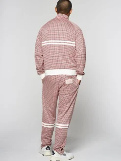 Sergio Tacchini Tracksuits<Dallas Houndstooth Track Jacket- Poinciana