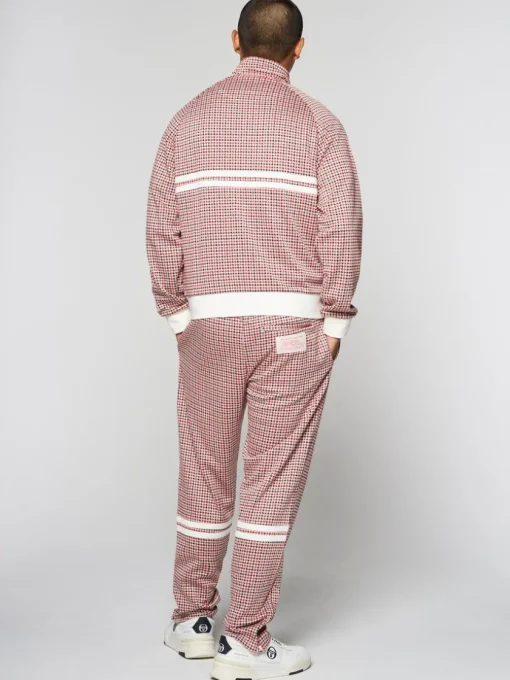 Sergio Tacchini Tracksuits<Dallas Houndstooth Track Jacket- Poinciana