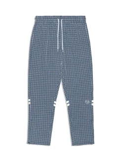 Sergio Tacchini Pants And Sweatpants<Dallas Houndstooth Track Pant- Maritime Blue