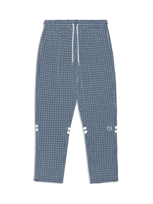 Sergio Tacchini Pants And Sweatpants<Dallas Houndstooth Track Pant- Maritime Blue
