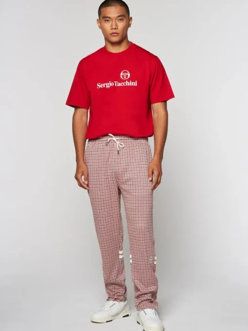 Sergio Tacchini Pants And Sweatpants<Dallas Houndstooth Track Pant- Poinciana