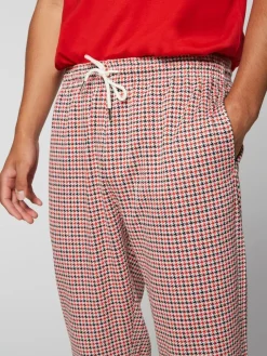Sergio Tacchini Pants And Sweatpants<Dallas Houndstooth Track Pant- Poinciana