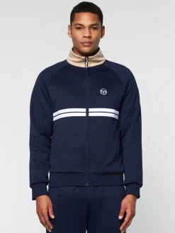 Sergio Tacchini Jackets<Dallas Track Jacket Archivio- Maritime Blue/ Humus