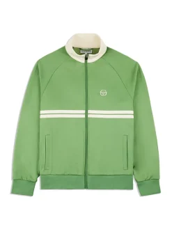 Sergio Tacchini Tracksuits<Dallas Track Jacket Archivio- Jade Green/ Pearl Ivory
