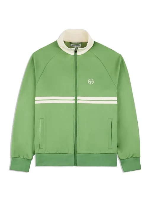Sergio Tacchini Tracksuits<Dallas Track Jacket Archivio- Jade Green/ Pearl Ivory