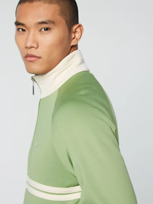 Sergio Tacchini Tracksuits<Dallas Track Jacket Archivio- Jade Green/ Pearl Ivory