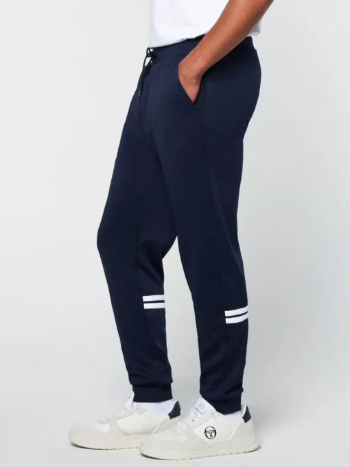 Sergio Tacchini View All<Dallas Track Pant Archivio- Maritime Blue/ White