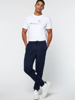 Sergio Tacchini View All<Dallas Track Pant Archivio- Maritime Blue/ White
