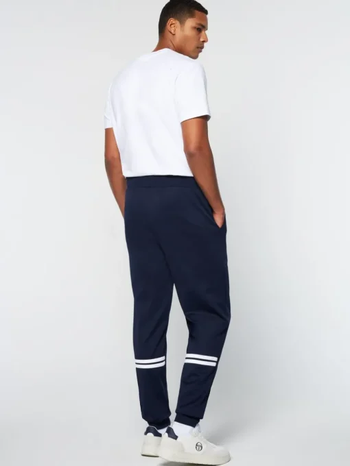 Sergio Tacchini View All<Dallas Track Pant Archivio- Maritime Blue/ White