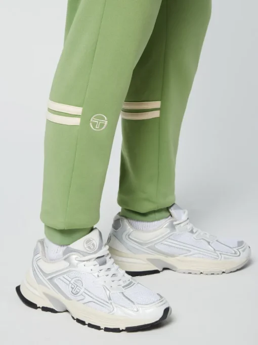 Sergio Tacchini Pants And Sweatpants<Dallas Track Pant Archivio- Jade Green/ Pearl Ivory