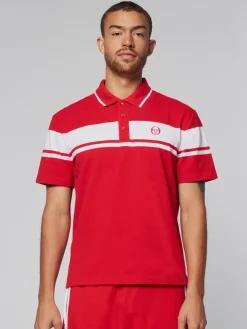 Sergio Tacchini Polos<Damarindo Polo- Adrenaline Rush/ White