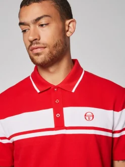 Sergio Tacchini Polos<Damarindo Polo- Adrenaline Rush/ White