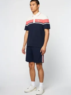 Sergio Tacchini Polos<Damarindo Polo Archivio- Gardenia/ Maritime Blue