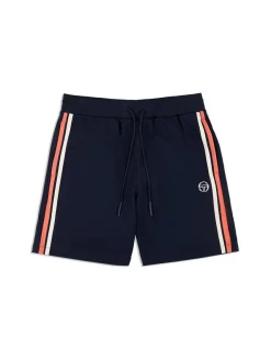Sergio Tacchini Shorts And Swim<Damarindo Short Archivio- Gardenia/ Maritime Blue