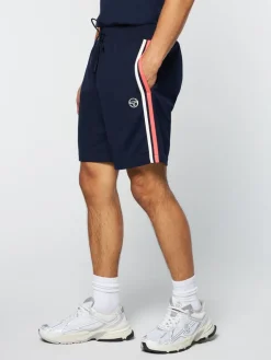 Sergio Tacchini Shorts And Swim<Damarindo Short Archivio- Gardenia/ Maritime Blue