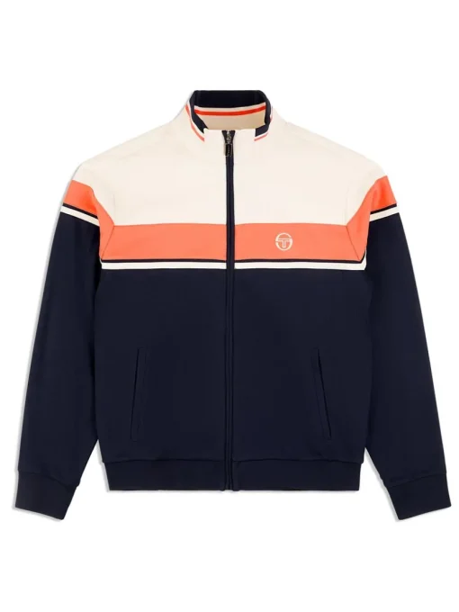 Sergio Tacchini Tracksuits<Damarindo Track Jacket Archivio- Gardenia/ Maritime Blue