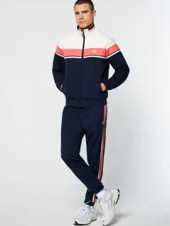 Sergio Tacchini Tracksuits<Damarindo Track Jacket Archivio- Gardenia/ Maritime Blue