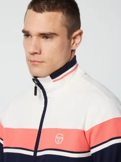 Sergio Tacchini Tracksuits<Damarindo Track Jacket Archivio- Gardenia/ Maritime Blue