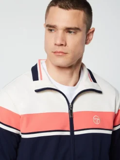 Sergio Tacchini Tracksuits<Damarindo Track Jacket Archivio- Gardenia/ Maritime Blue