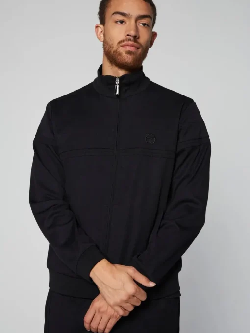 Sergio Tacchini View All<Damarindo Track Jacket- Black/ Black